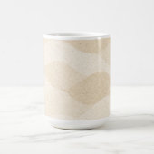 Mug Texture de grain minimale, motif neutre et doux (Centre)