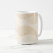 Mug Texture de grain minimale, motif neutre et doux (Devant droit)