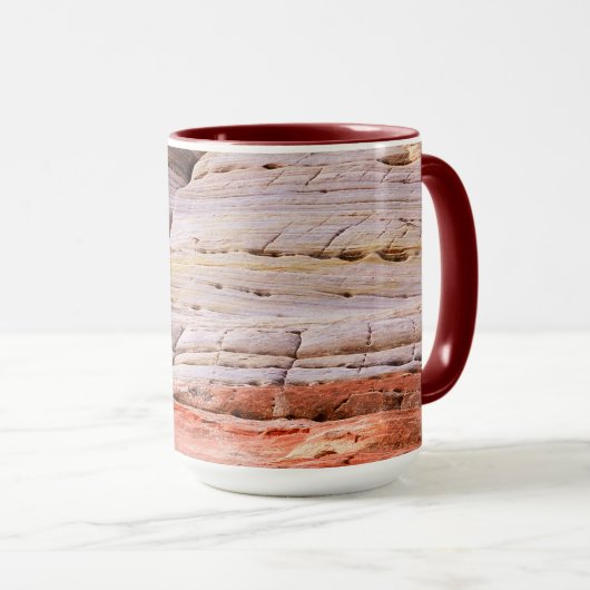 Mug Texture de grès de Navajo (Devant droit)