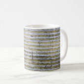Mug texture de grunge de zinc rouille, texture de zinc (Devant droit)
