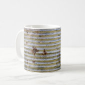 Mug texture de grunge de zinc rouille, texture de zinc (Devant gauche)