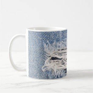 Mug Texture de jean déchiré