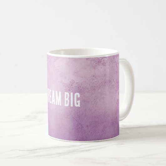 Mug Texture de lavande violette (Devant droit)