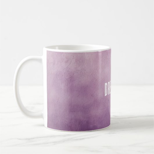 Mug Texture de lavande violette (Gauche)