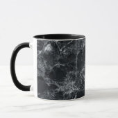 Mug Texture de marbre noire (Gauche)