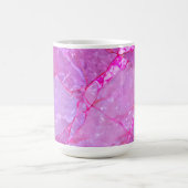 Mug Texture de marbre rose, effet de marbre (Centre)