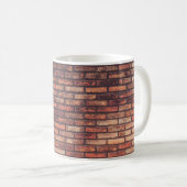 Mug texture de mur de brique ancienne arrière-plan, hi (Devant droit)