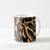 Mug Texture de peau de léopard (Devant droit)