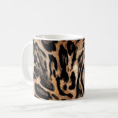 Mug Texture de peau de léopard (Devant gauche)