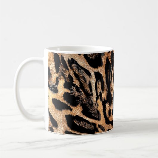 Mug Texture de peau de léopard (Gauche)
