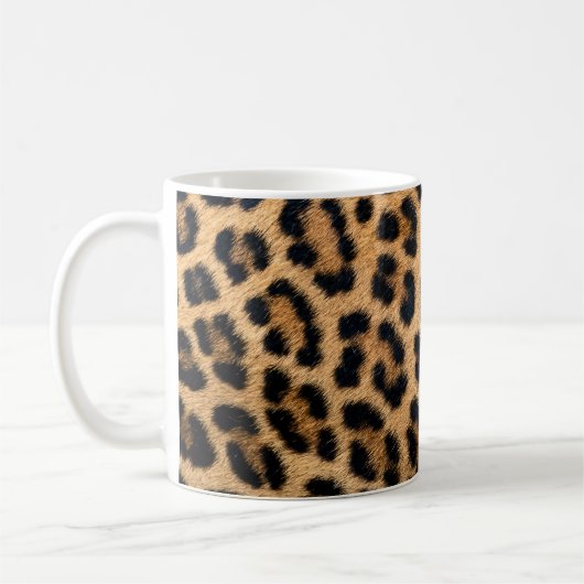 Mug Texture de peau de léopard (Gauche)