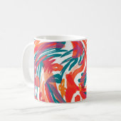 Mug texture de peinture Abstraite. Papier peint d'art. (Devant gauche)