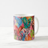 Mug Texture de peinture Abstraite Spray Arrière-plan, (Devant droit)