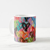 Mug Texture de peinture Abstraite Spray Arrière-plan, (Devant gauche)