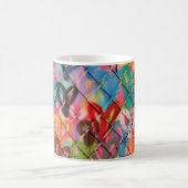 Mug Texture de peinture Abstraite Spray Arrière-plan, (Centre)