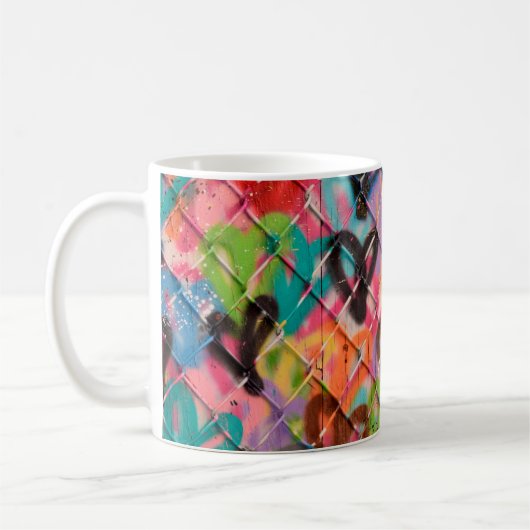 Mug Texture de peinture Abstraite Spray Arrière-plan, (Gauche)