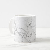 Mug Texture de pierre blanche (Devant gauche)