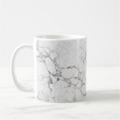 Mug Texture de pierre blanche (Gauche)