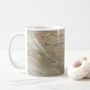 Mug Texture de pierre marron