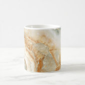 Mug Texture de pierre marron et beige (Centre)