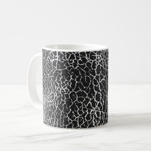 Mug Texture de superposition désaffectée du crocodile (Devant gauche)