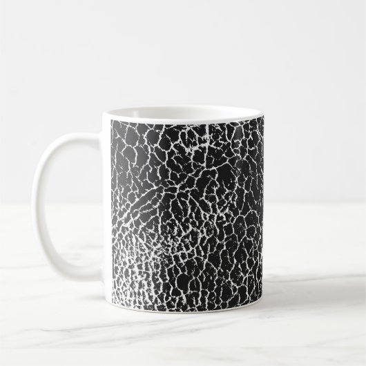 Mug Texture de superposition désaffectée du crocodile (Gauche)