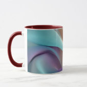 Mug Texture de tissu abstrait dans des tons pastel (Gauche)