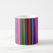 Mug Texture de tissu mexicain (Centre)