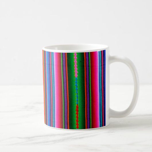 Mug Texture de tissu mexicain (Droite)