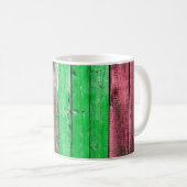 Mug Texture de vieux bois fenceabstract, arrière - pla (Devant droit)