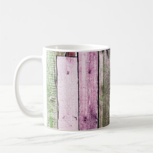 Mug Texture de vieux bois fenceabstract, arrière - pla (Gauche)