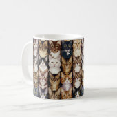 Mug Texture des chats (Devant gauche)