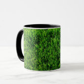 Mug Texture d'herbe verte d'un terrain de football (Devant gauche)