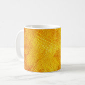 Mug Texture dorée luxueuse, arrière - plan abstrait. (Devant gauche)