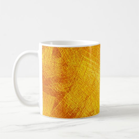 Mug Texture dorée luxueuse, arrière - plan abstrait. (Gauche)