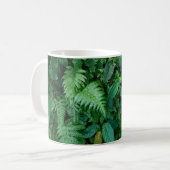 Mug Texture du feuillage vert de l'herbe (Devant gauche)