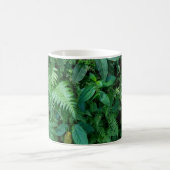 Mug Texture du feuillage vert de l'herbe (Centre)