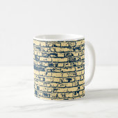 Mug Texture d'un mur en brique. Design élégant de papi (Devant droit)