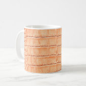 Mug Texture en cuir de crocodile brun clair (Devant gauche)