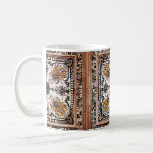 Mug texture en marbre arabesque abstrait vintage backg