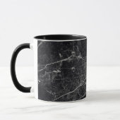 Mug Texture en marbre noir (Gauche)