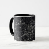 Mug Texture en marbre noir (Devant gauche)