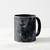 Mug Texture en marbre noir (Devant droit)