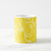Mug Texture en marbre - Tons Jaunes (Centre)