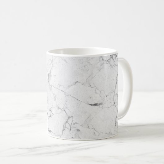 Mug Texture en pierre blanche (Devant droit)