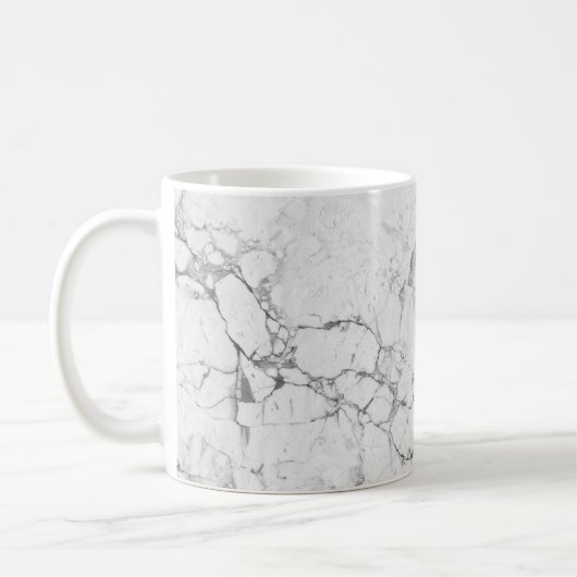 Mug Texture en pierre blanche (Gauche)