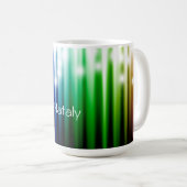 Mug texture étincelante arc-en-ciel (Devant droit)