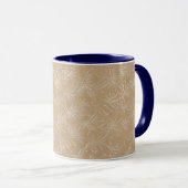 Mug Texture florale organique (Devant droit)