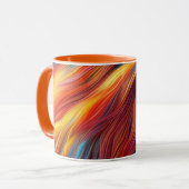 Mug Texture fourrure colorée Arrière - plan-68454 (Devant gauche)