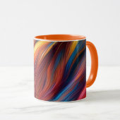 Mug Texture fourrure colorée Arrière - plan-68454 (Devant droit)